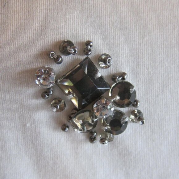 WEEKEND MAXMARA WHITE JERSEY COTTON GEM CABINA TEE SHIRT XL - Picture 7 of 10